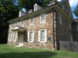 The 1765 Historic Waynesborough mansion.